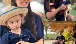 ‘ดิว อริสรา’ พา ‘น้องไซลาส’ เรียนรู้วิถีชาวนา เก่งมากไม่กลัวกบ