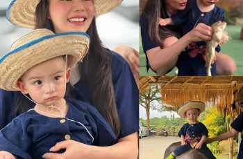 ‘ดิว อริสรา’ พา ‘น้องไซลาส’ เรียนรู้วิถีชาวนา เก่งมากไม่กลัวกบ