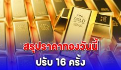 สรุปราคาทองวันนี้ 20 พฤษภาคม 2567 ปรับ 16 ครั้ง