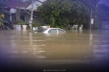 อ่วม พัทยาฝนตกหนัก น้ำท่วมหลายสาย รถจมเกือบมิดคัน