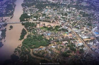 ภาพมุมสูง”น้ำท่วมเชียงราย”อ่วม น้ำลามหนัก เข้าท่วมตัวเมือง