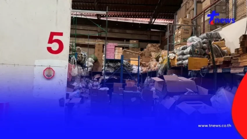 บุก 5 โกดังจีนเทา ยึดเครื่องสำอางปลอมแบรนด์ดังกว่า 4 ล้าน