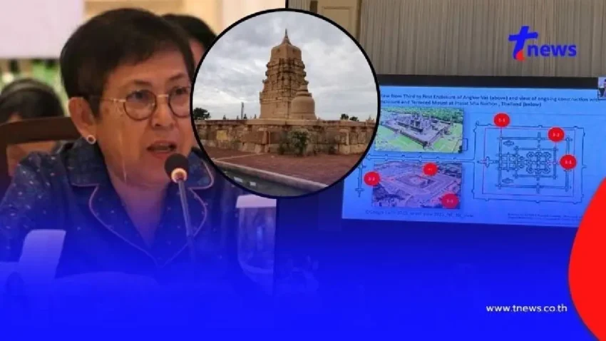รมว.วัฒนธรรมกัมพูชา ประณามไทยสร้าง วัดภูม่านฟ้า เลียนแบบ นครวัด