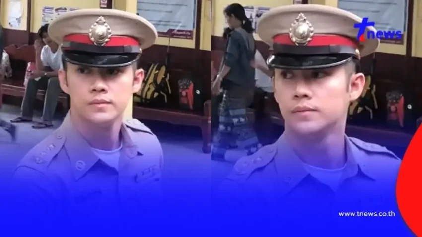 กรี๊ดสนั่น “นายสถานีรถไฟกันทรารมย์” หล่อมาก ทำสาวๆ อยากขึ้นรถไฟ